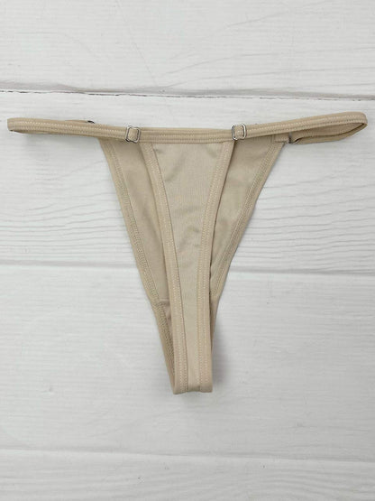 Tanga polilicra graduacion beige