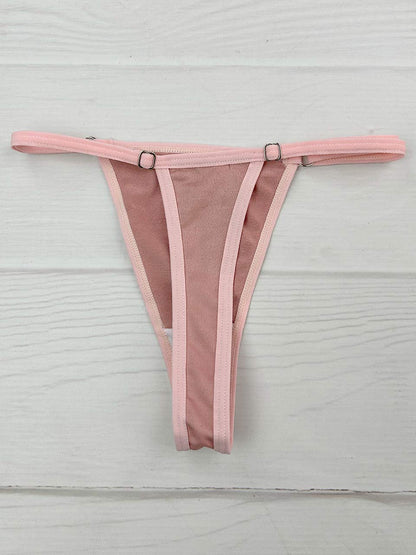 Tanga polilicra  graduacion rosa
