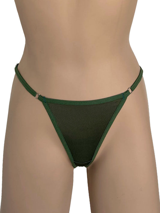Tanga polilicra graduacion verde