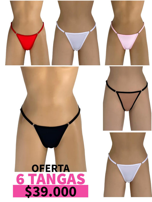 LLEVA 6 TANGA POLILICRA GRADUACION - 35%