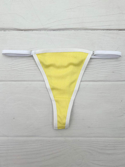 Tanga rib graduacion amarillo