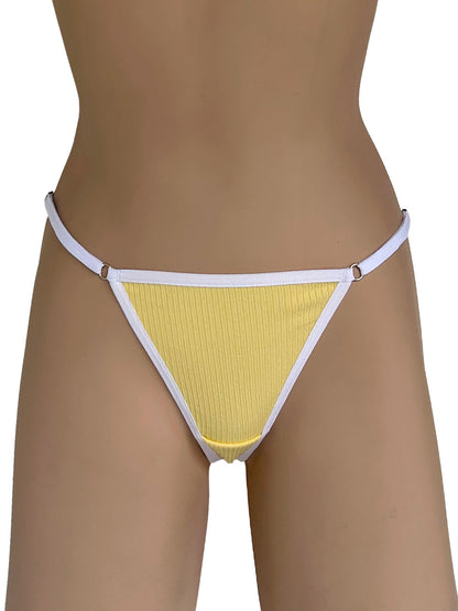 Tanga rib graduacion amarillo