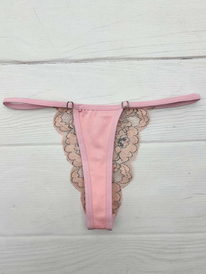 Tanga mariposa bicolor rosa