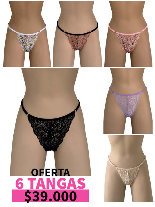LLEVA 6 TANGA MARIPOSA -35%
