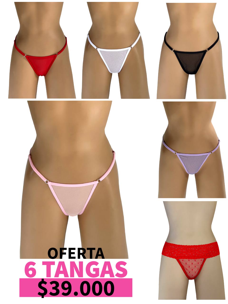 LLEVA 6 TANGAS MAYATEX - 35%