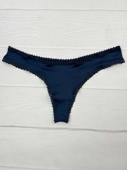 Tanga poli elastico azul