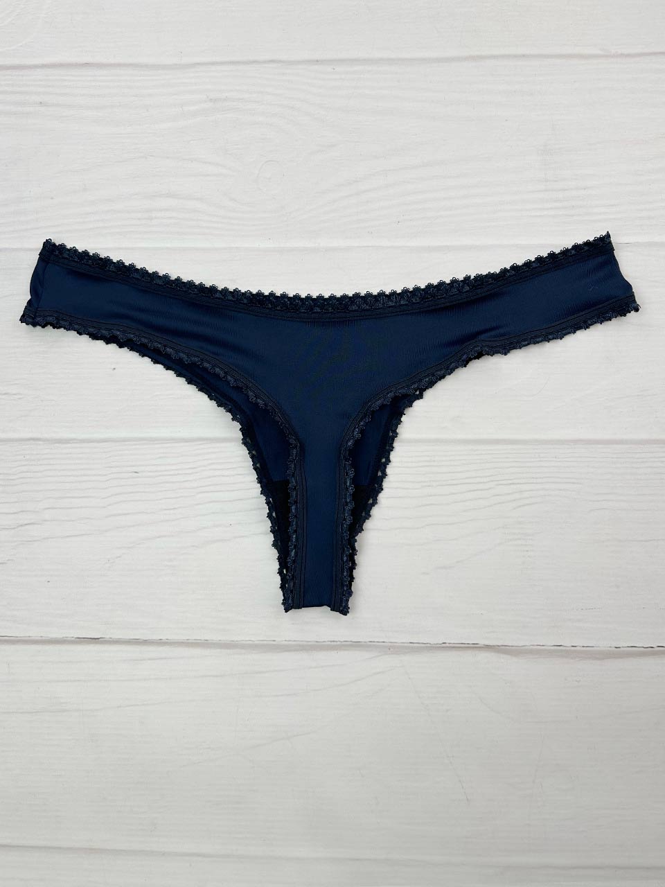 Tanga poli elastico azul