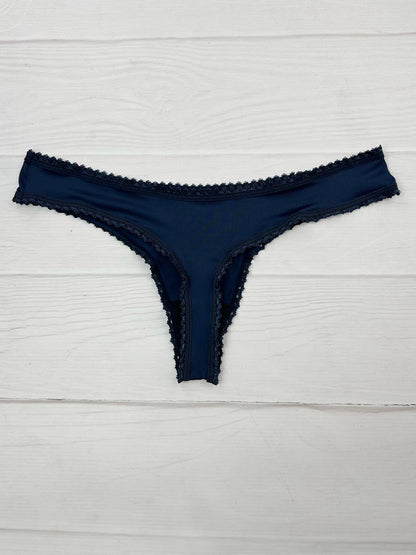 Tanga poli elastico azul