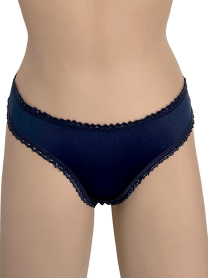 Tanga poli elastico azul