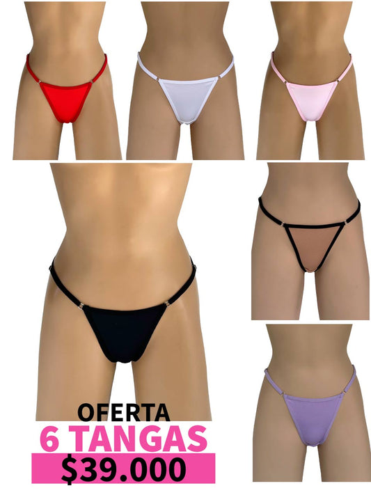 LLEVA 6 TANGA POLILICRA GRADUACION - 35%