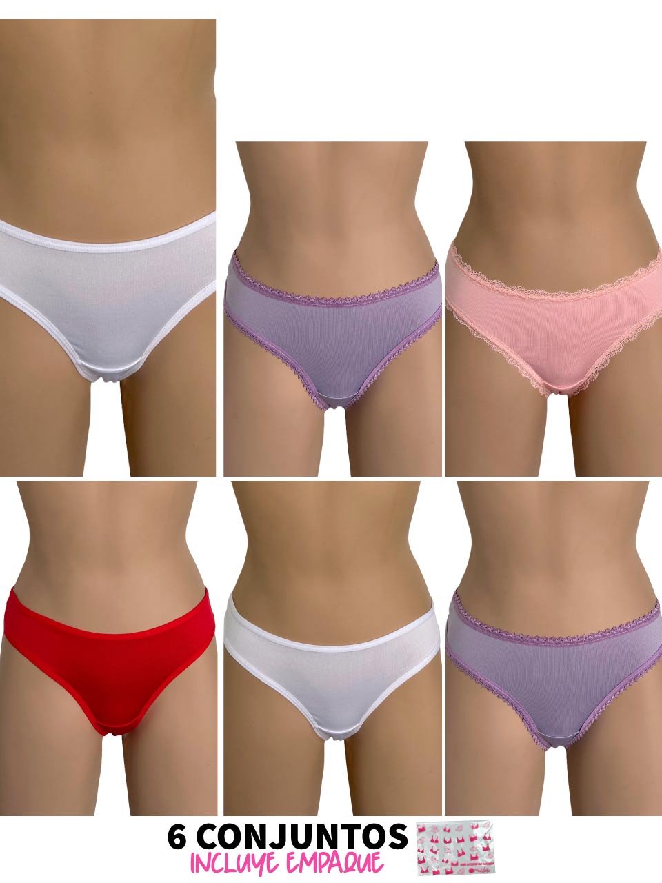 6 TANGAS POLILICRA -25%