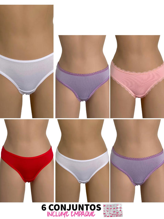 6 TANGAS POLILICRA -25%