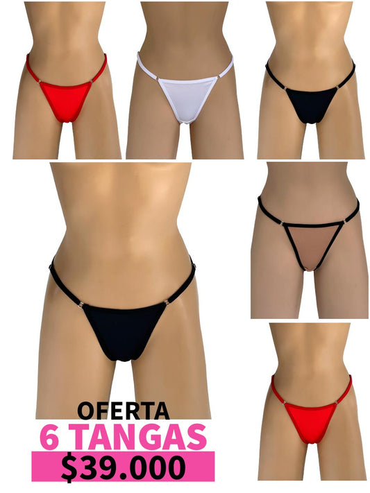 LLEVA 6 TANGA POLILICRA GRADUACION - 35%