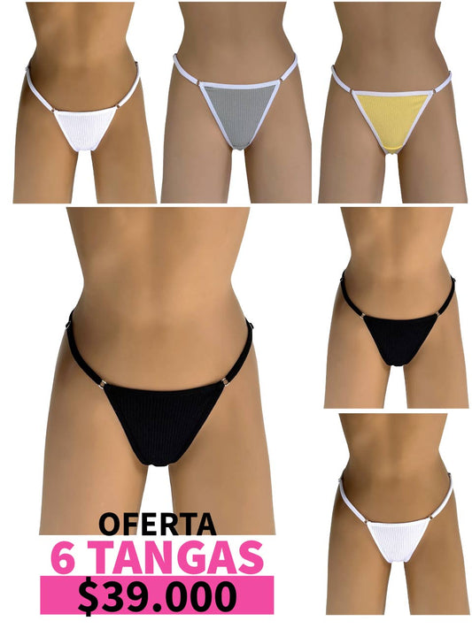LLEVA 6 TANGAS RIB GRADUACION -35%