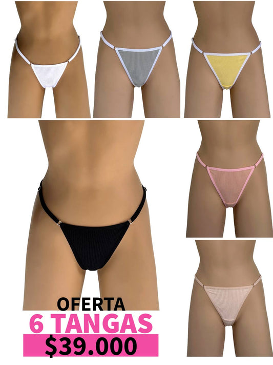 LLEVA 6 TANGAS RIB GRADUACION -35%