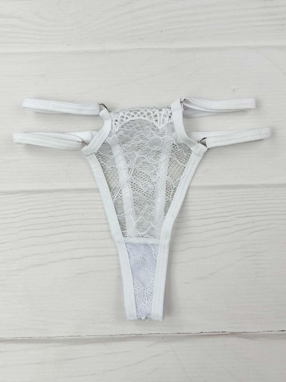 Tanga triangulo blanco