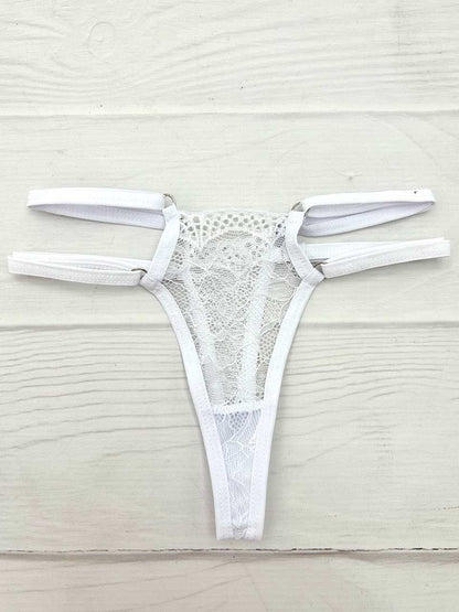 Tanga triangulo blanco