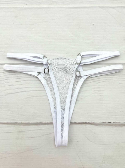 Tanga triangulo blanco