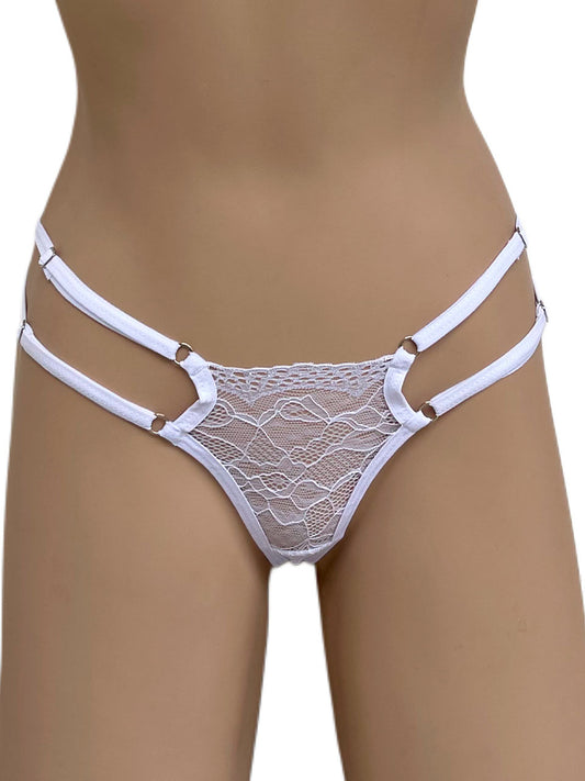 Tanga triangulo blanco