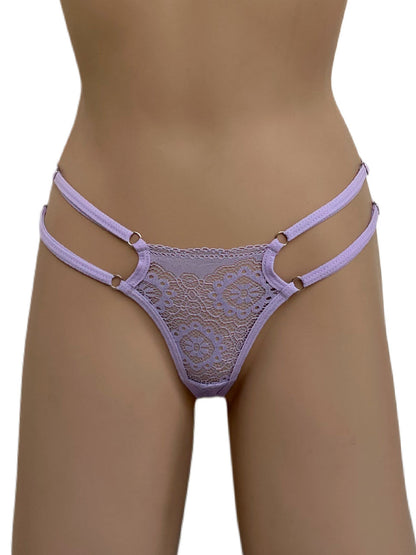 Tanga triangulo lila
