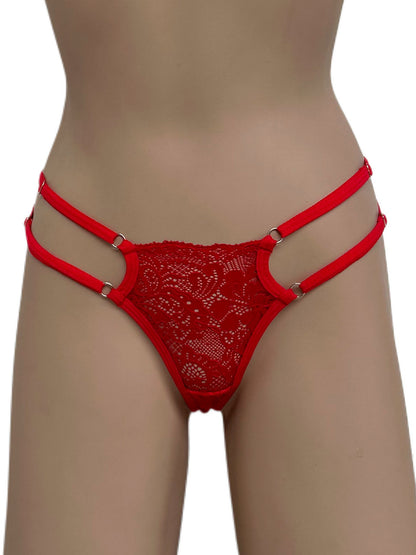 Tanga triangulo rojo