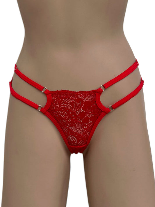 Tanga triangulo rojo