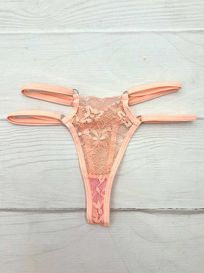 Tanga triangulo rosa