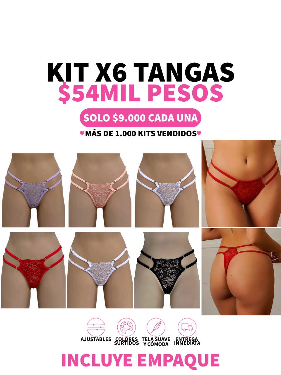 6 TANGAS TRIANGULO -25%