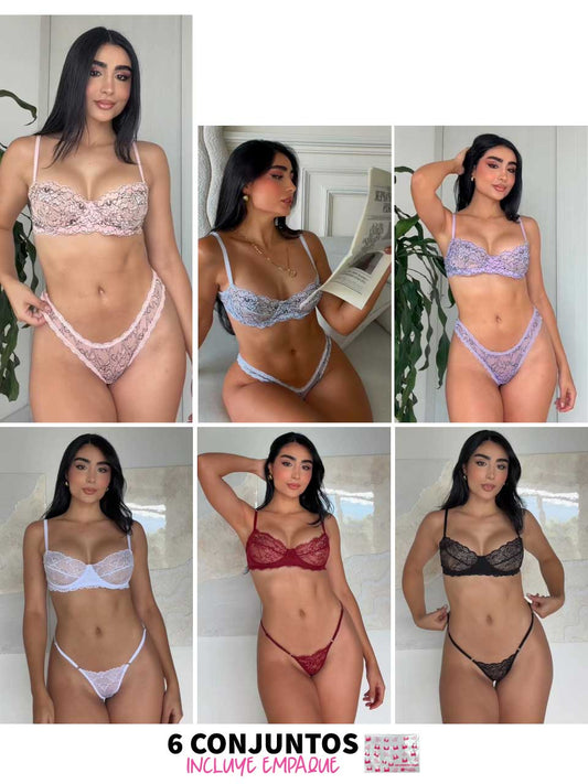 6 CONJUNTOS VARILLA BICOLOR  - 25%
